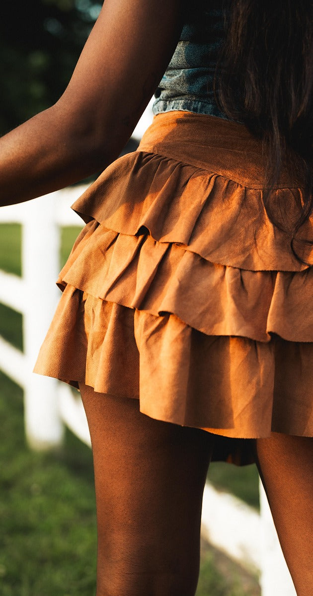 BB Rodeo "Sweet Suede Mini" Skirt