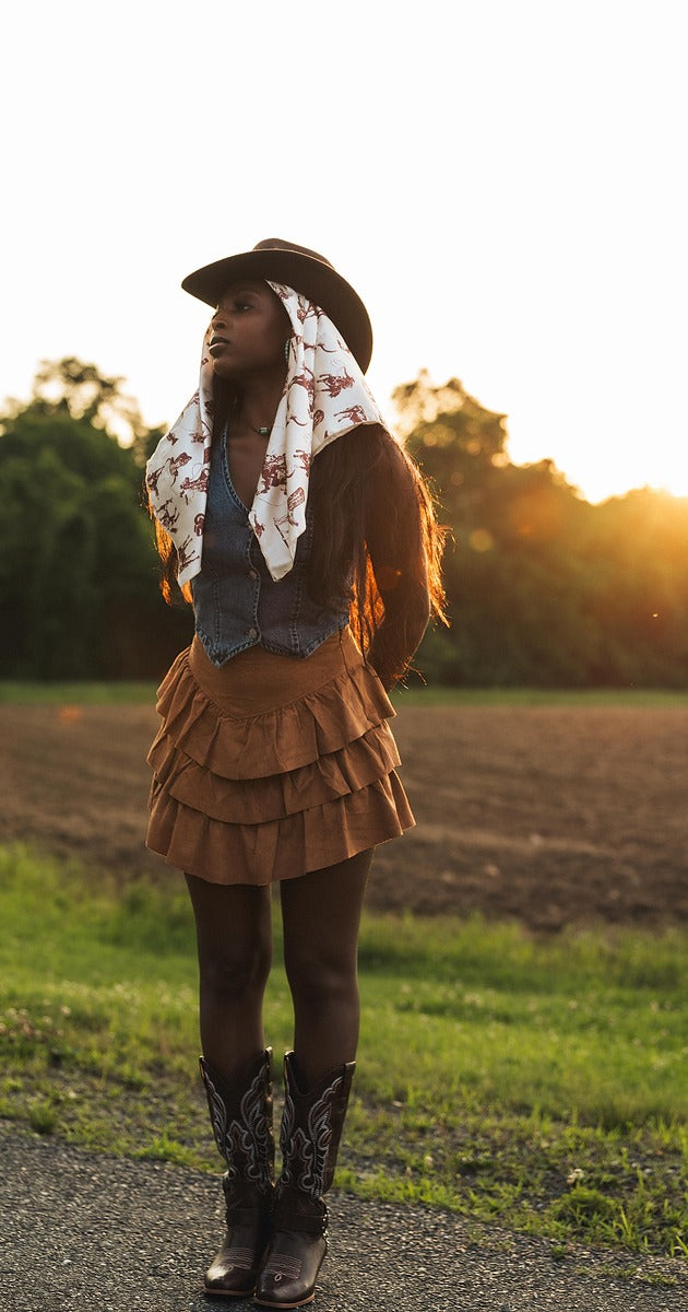BB Rodeo Silk Scarf (Unisex)
