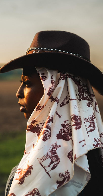 BB Rodeo Silk Scarf (Unisex)