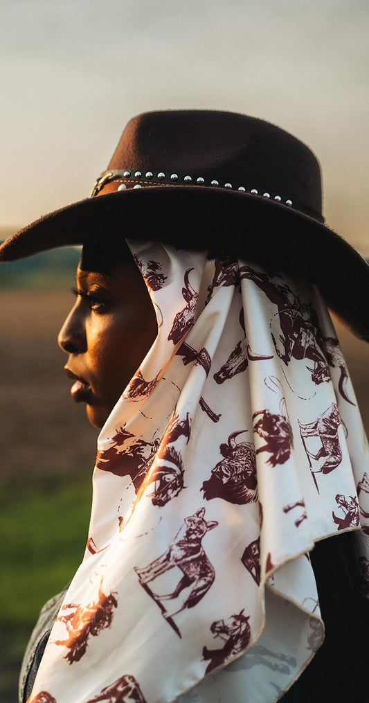 BB Rodeo Silk Scarf (Unisex)