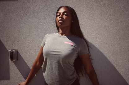 "Black Barbie Logo" Pocket Adult T-Shirt